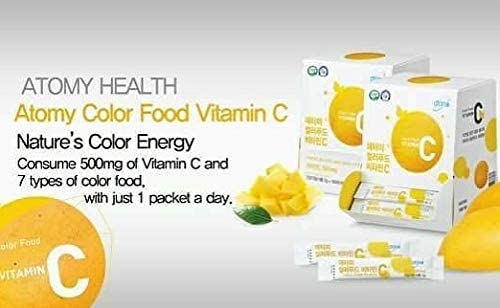 ATOMY Colorfood Vitamin C Poudre 180g contenu