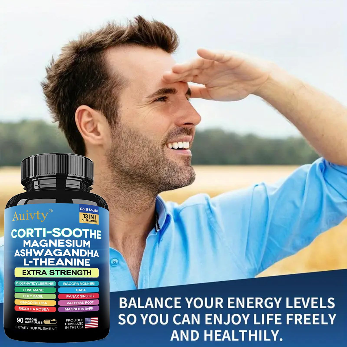 Auivty Complément Alimentaire 180 Capsules avec ingrédients