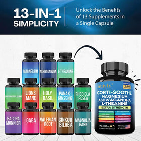 Auivty Complément Alimentaire 180 Capsules sur fond blanc