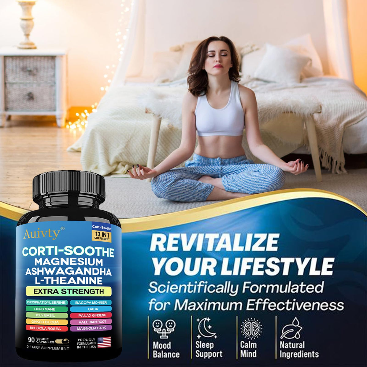 Auivty Complément Alimentaire 180 Capsules sur une table