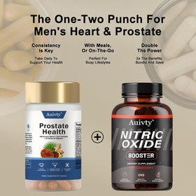 Auivty Complément Alimentaire Prostate 90 capsules avec bouteille gratuite