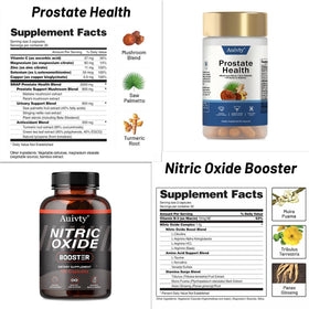 Auivty Complément Alimentaire Prostate 90 capsules vue arrière