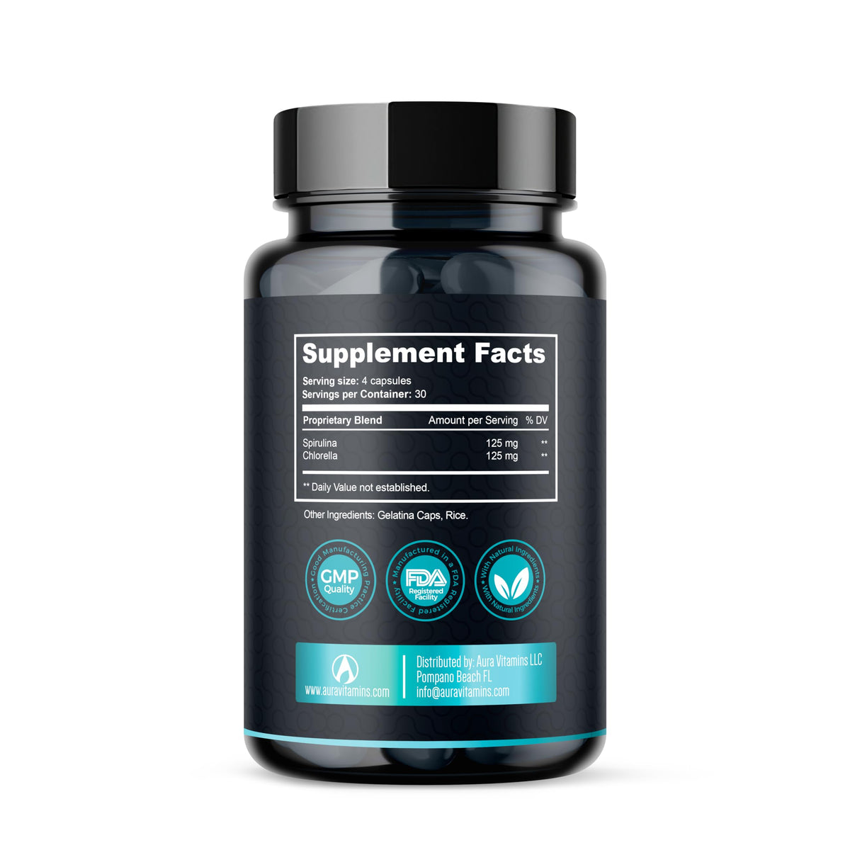 AURA VITAMINS Compléments Alimentaires Cellules Souches 1 000mg - flacon avec capsules