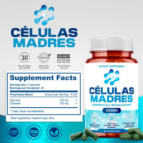 AURA VITAMINS Compléments Alimentaires Cellules Souches 500mg Capsules en main