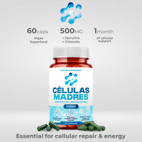 AURA VITAMINS Compléments Alimentaires Cellules Souches 500mg Détails de l'étiquette
