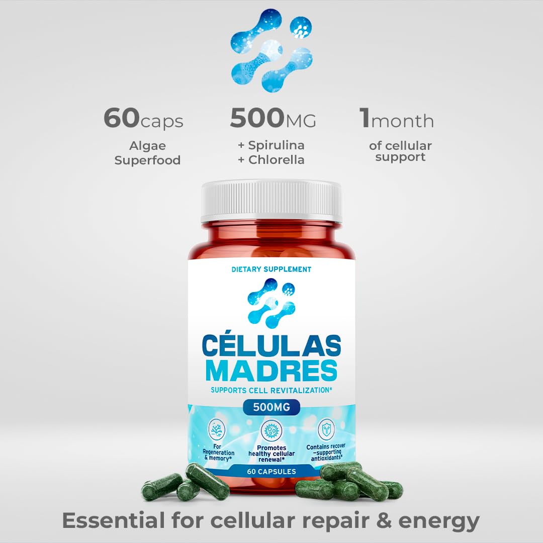 AURA VITAMINS Compléments Alimentaires Cellules Souches 500mg - Étiquette du produit