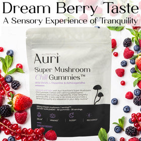 Auri Super Mushroom Chill Gummies with Reishi and Ashwagandha