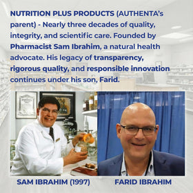 AUTHENTA NMN 600 mg complément alimentaire avec étiquette claire