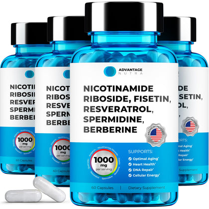 AvantageNutra Nicotinamide Riboside 500 mg avant de l'emballage