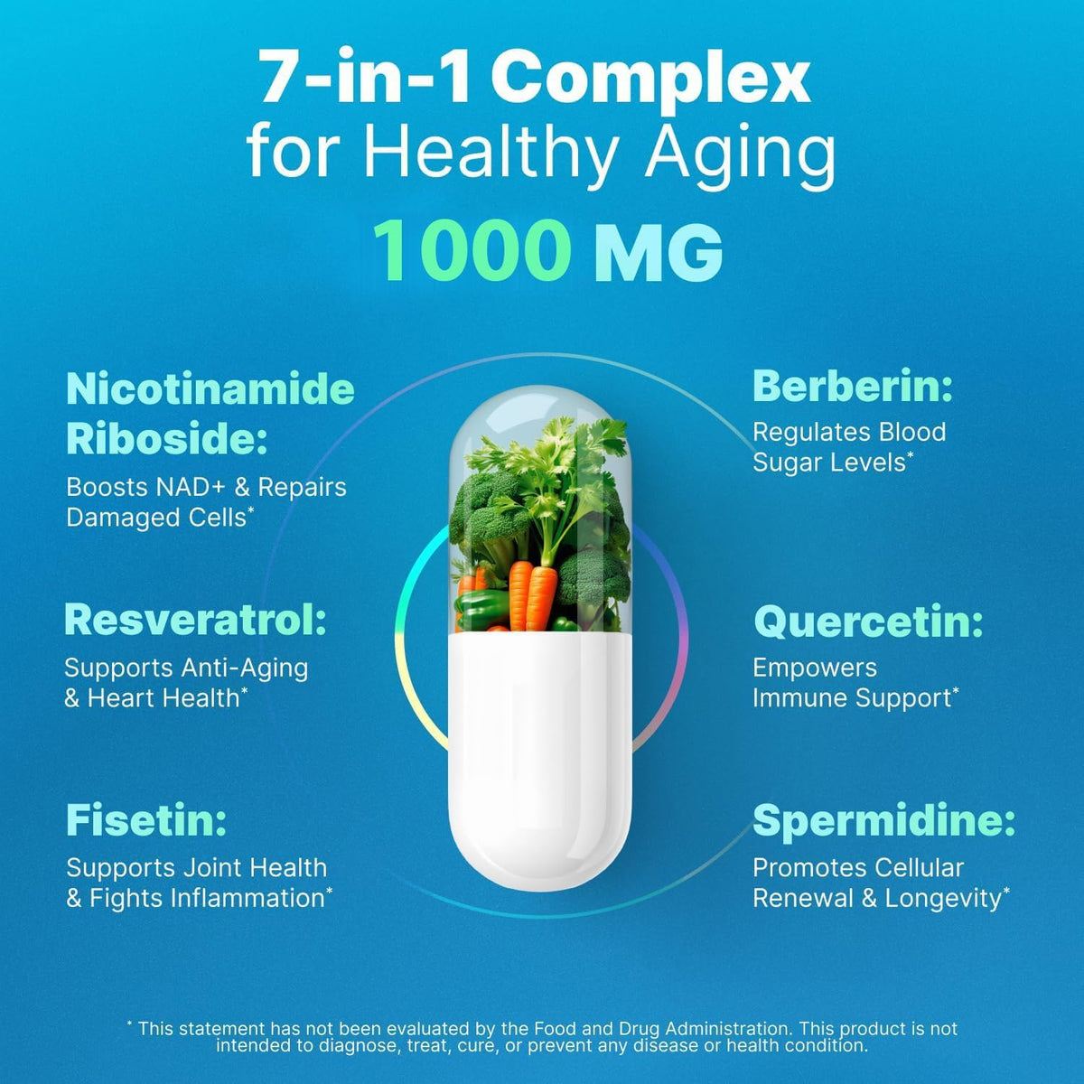 AvantageNutra Nicotinamide Riboside 500 mg capsules