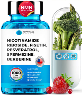 AvantageNutra Nicotinamide Riboside 500mg vue de face