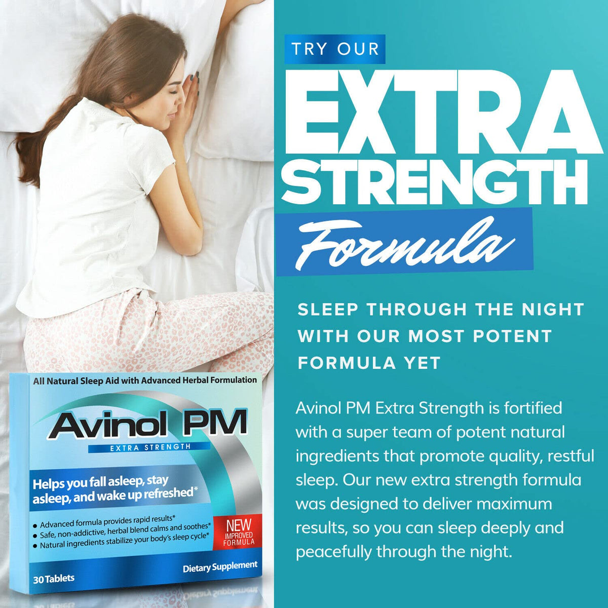 Avinol PM Complément Alimentaire Sommeil Renforcé - emballage