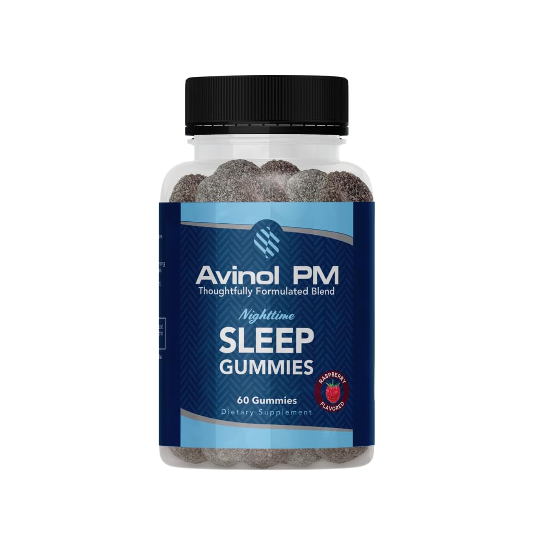Avinol PM Gummies de Sommeil saveur fruit de la passion, vue de face