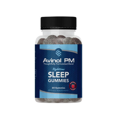 Avinol PM Gummies de Sommeil saveur fruit de la passion, vue de face