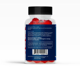 Avinol PM Gummies de Sommeil, vue de dos avec informations nutritionnelles