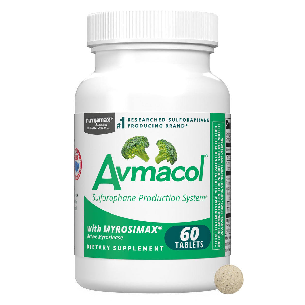 AVMACOL Complément Alimentaire Avmacol 60 comprimés, vue avant de l'emballage