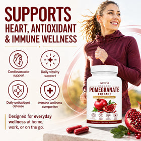 Avoria capsules d'extrait de grenade bio, contenu des capsules