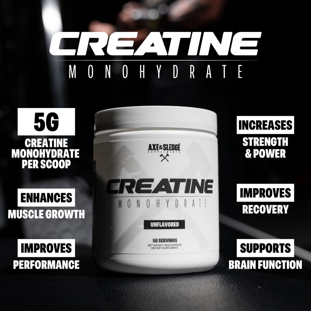 Axe & Sledge Basics Creatine powder scoop