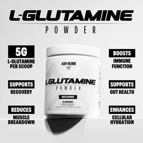 Axe & Sledge Basics Glutamine mélange dans un shaker