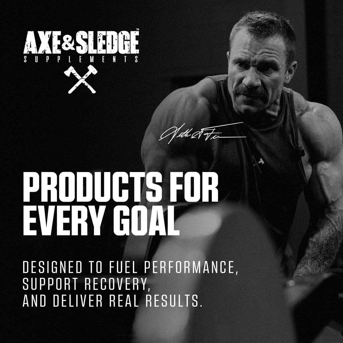 Axe & Sledge Basics Glutamine ouvert avec une cuillère à côté