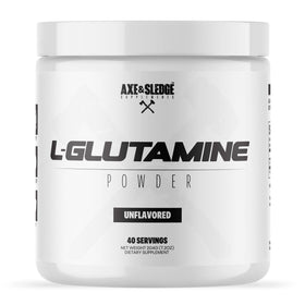 Axe & Sledge Basics Glutamine pot de 249g vue de face