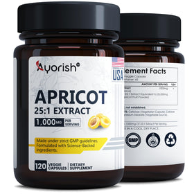 Ayorish Extrait d'Abricot 500 mg capsule arrière