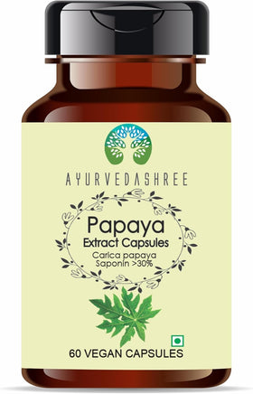 AYURVEDASHREE Extrait de Papaye 500mg - vue avant de l'emballage