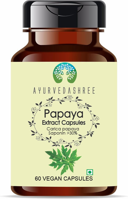 AYURVEDASHREE Extrait de Papaye 500mg - vue avant de l'emballage