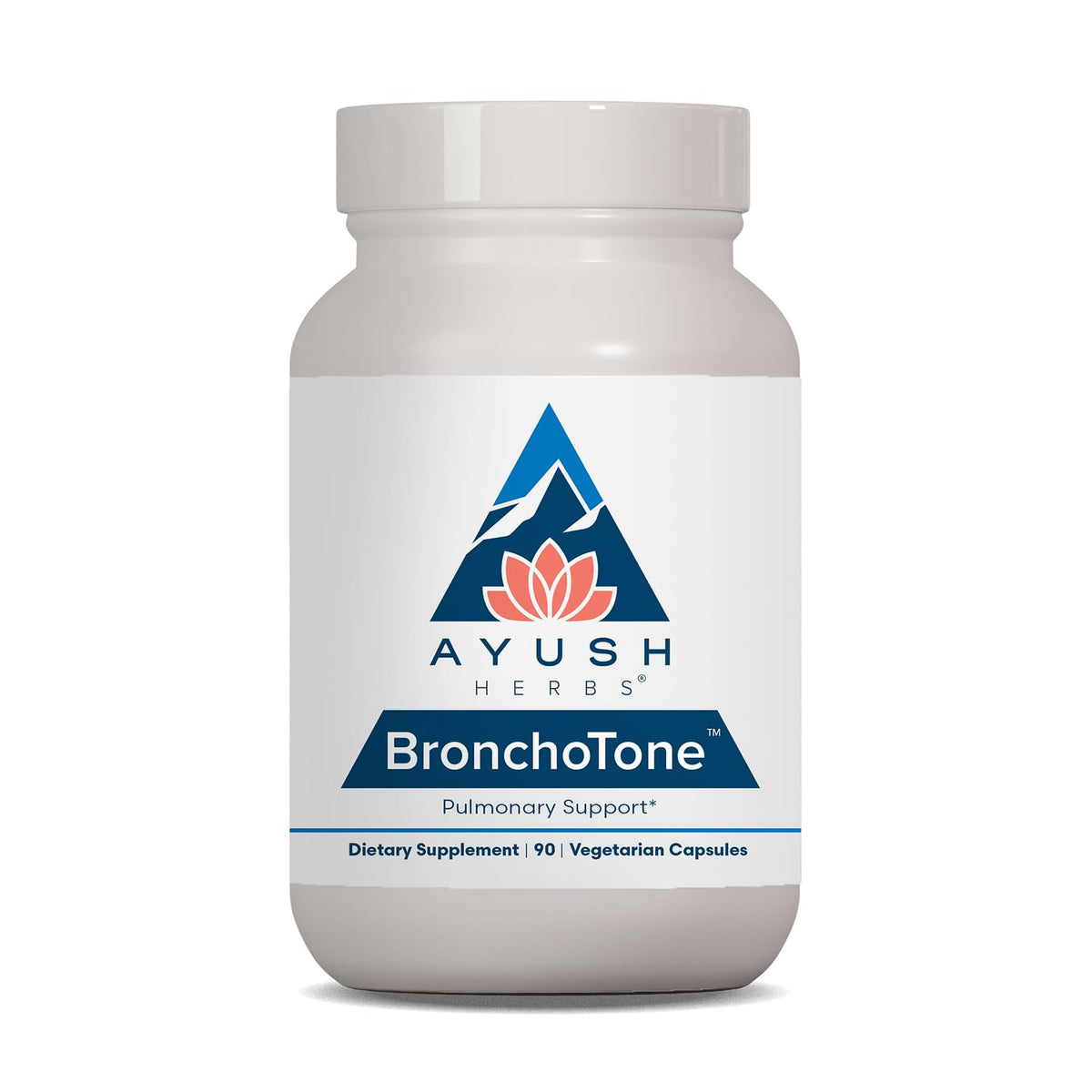 Ayush Herbs Bronchotone complément alimentaire 90 capsules vue de face
