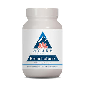 Ayush Herbs Bronchotone complément alimentaire 90 capsules vue de face