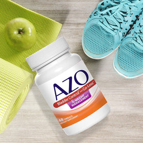 AZO Contrôle de Vessie, flacon sur fond naturel