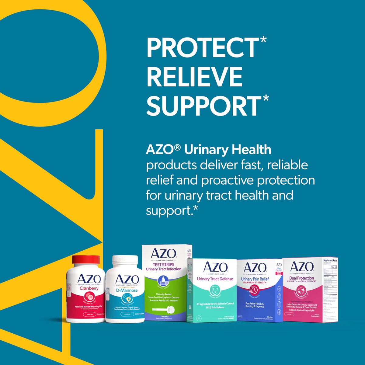 AZO D-Mannose 120 capsules avec informations nutritionnelles