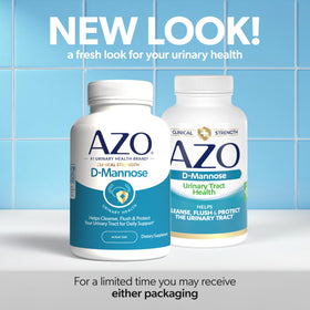 AZO D-Mannose image de côté montrant le format des capsules