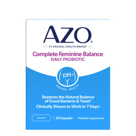 AZO Équilibre Féminin 30 Capsules, vue de face