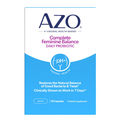 AZO Équilibre Féminin 60 capsules vue de face