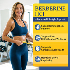 B BEWORTHS Berbérine HCl 500mg, capsules à l'intérieur de la bouteille