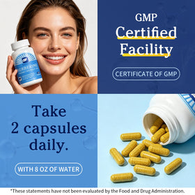 B BEWORTHS Berbérine HCl 500mg, capsules dans une main