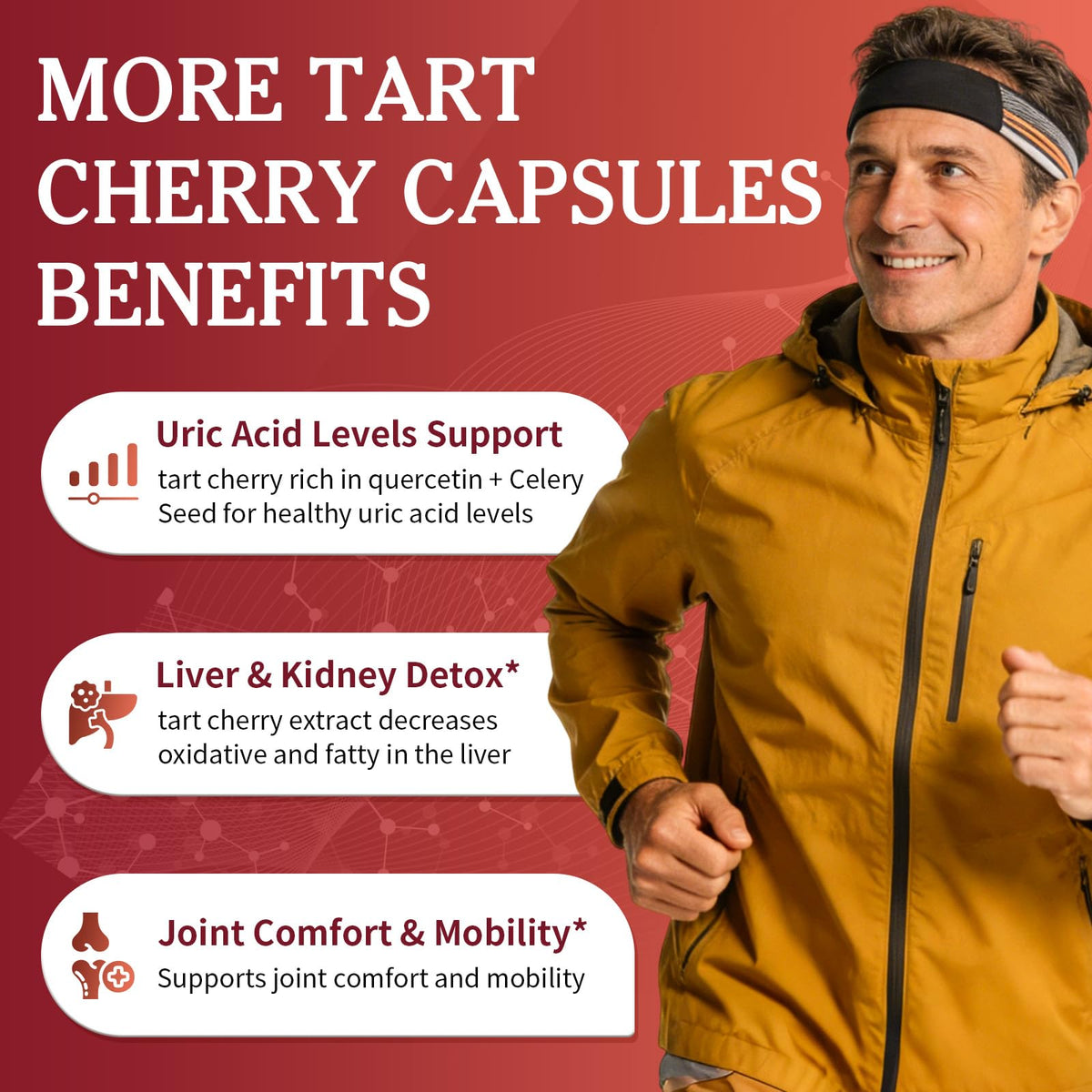 B BEWORTHS Capsules de Cerise Acide Tartrique 600mg avec vue de côté