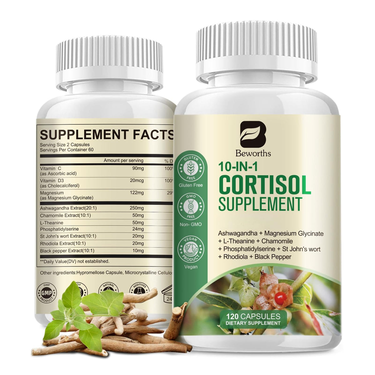 B BEWORTHS Cortisol sur une table en bois