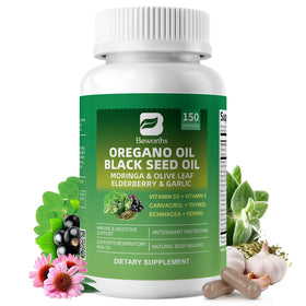B BEWORTHS Huile d'Origan 150 capsules vue avant