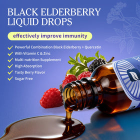 B BEWORTHS Sirop de Sureau Noir 141g en utilisation