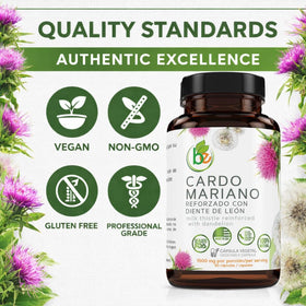B-Experts Cardo Mariano et Diente de León capsules sur une table
