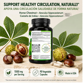 B-Experts Castaño de Indias emballage avec informations nutritionnelles