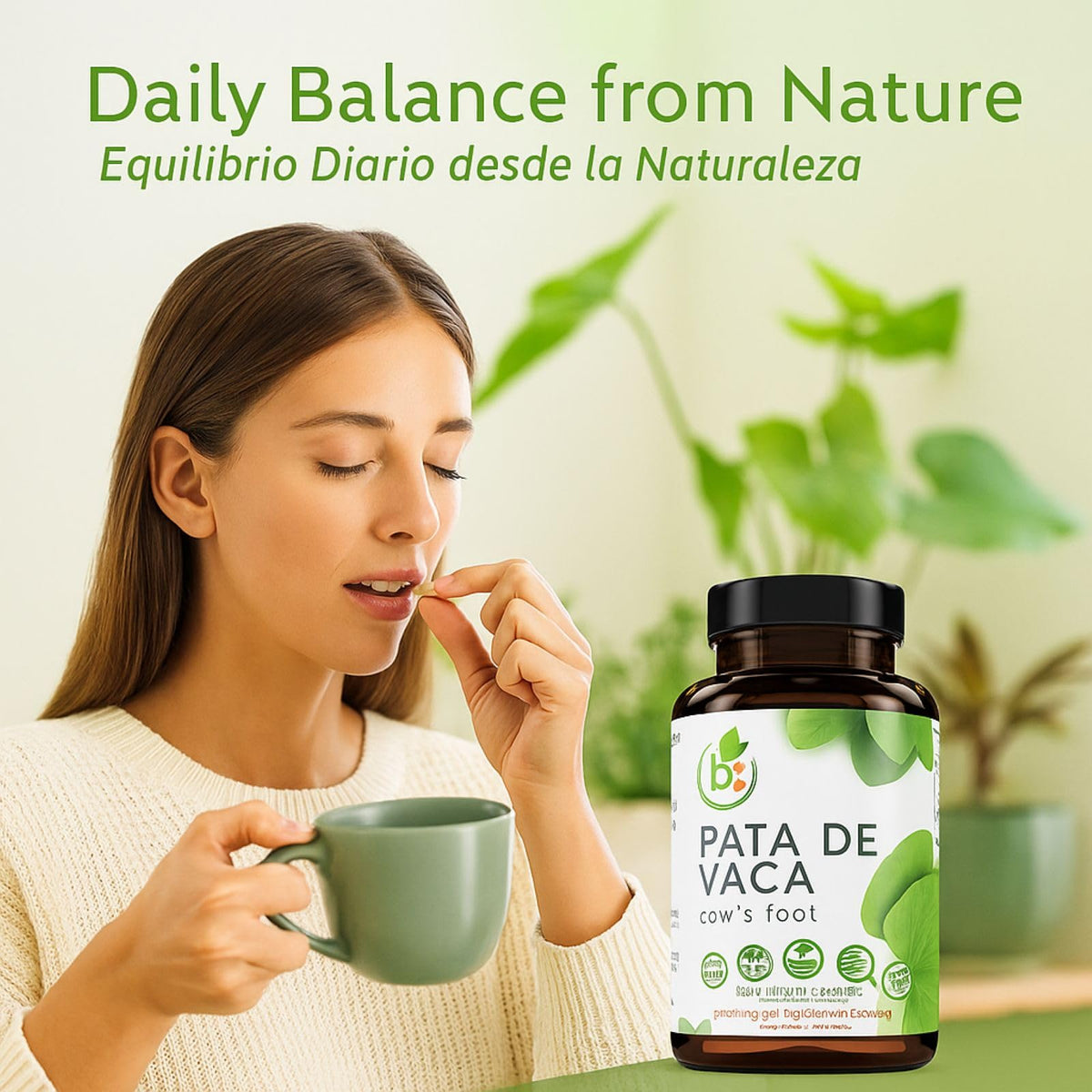 B-Experts Pata de Vaca Capsules 1500 mg dosage details
