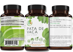 B-Experts Pata de Vaca Capsules on a wooden table