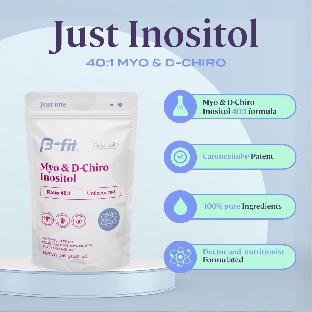 B-fit Inositol 40:1 Complément Alimentaire 60 Portions avec cuillère