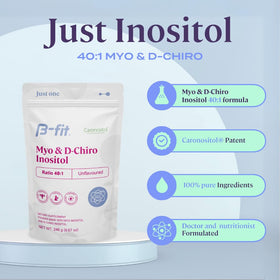 B-fit Inositol 40:1 Complément Alimentaire 60 Portions avec cuillère