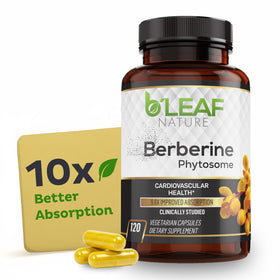 B'LEAF NATURE Berbérine Phytosome 1100mg boîte vue avant