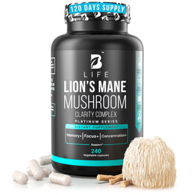 B Life Company Capsules de Champignon Crinière de Lion 240 Caps vue avant