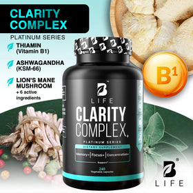 B Life Company Capsules de Champignon Crinière de Lion dans un environnement naturel